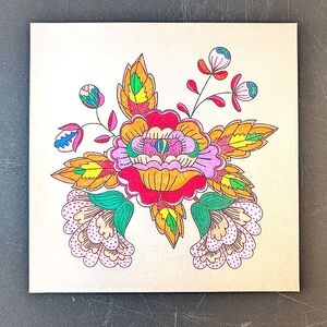 Colorful Floral Art Print